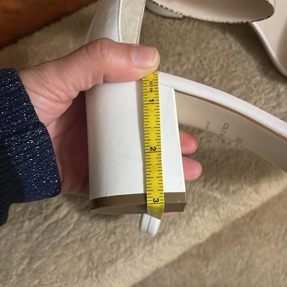 COLE HAAN Leopard Print Heels Sandals Size 10 B Excellent Condition Like… - Picture 10 of 12